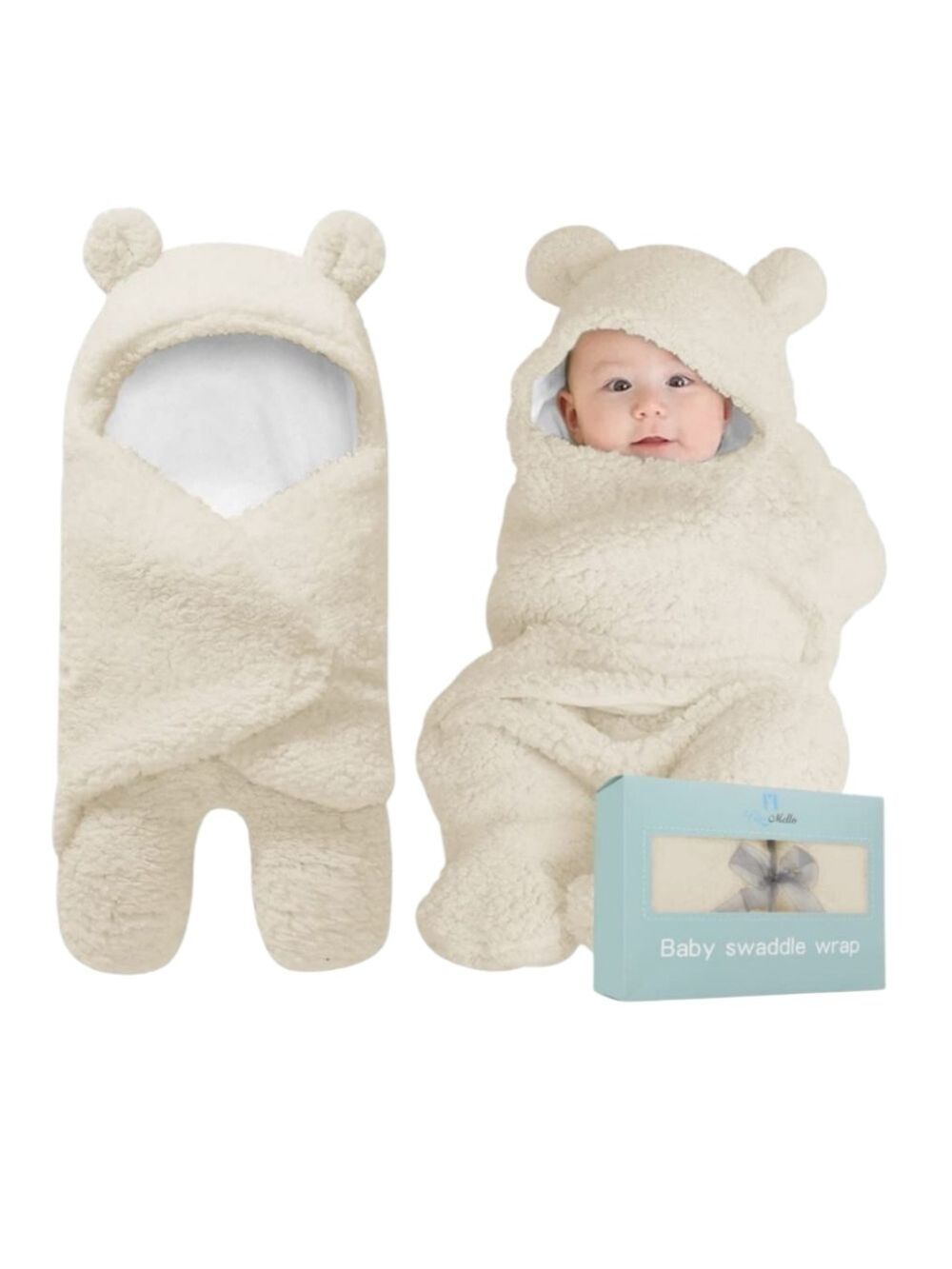 Blue Mello Baby Swaddle Wrap